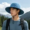 Chapéu de Pescador Senwai Personalizado para Montanhismo ao Ar Livre com Proteção Solar para Homens no Verão, Chapéu de Sol para Cobertura Facial ao Ar Livre com Aba Larga