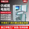 Gabinete de Computador Industrial Wietu PC Imitado Gabinete de Controle para Máquinas-Ferramenta CNC Gabinete de Distribuição de Rede para Servidor Gabinete de Controle Industrial Fixo