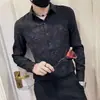 Camisa de Manga Larga Ligera de Lujo para Hombre Estilo Coreano de Moda Corte Ajustado 2026 Nueva Camisa Casual Fresca Pícara Temporada de Primavera y Otoño Top