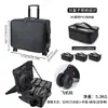 Estuche Cosmético Profesional Maquillista Gran Capacidad Estuche Trolley Multifuncional Belleza Uñas Bordado Oxford Caja de Herramientas Portátil