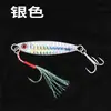 Placa de Hierro para Pesca Señuelo Artificial Lanzamiento desde la Costa Pez de Plomo Multicolor Lentejuelas de Placa de Hierro 7g -30g Señuelo Artificial Señuelo Duro Señuelo de Pesca Sacudida Lenta