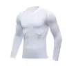 Ropa Deportiva PRO de Amazon para Hombre Otoño Invierno Baloncesto Manga Larga Ajustada Ropa de Entrenamiento Yoga Seda de Leche Running Transpirable al Sudor
