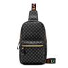 Trendy Cool Vintage Rhomboid Impresso Peito Bolsa All-match Moda Ao Ar Livre Portátil Crossbody Bolsa Mini Bolsa de Moedas para Celular