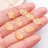 Polvo de Gelatina Vidrio Degradado Pétalos de Tulipán Materiales para Perlas Pulsera Hecha a Mano DIY Pendientes Pasador Accesorios de Joyería