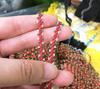 Acessórios 6mm estilo nacional fita vermelho e verde cor combinando diy artesanato pequena flor acessórios de roupas