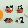 Broche Divertido de Halloween Calabaza Calavera Fantasma de Terror Lindo Insignia Metálica Conmemorativa Fábrica de Ropa Mayoreo