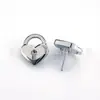 Jiangtitanium F136 Unha de Osso de Titânio para Orelha Fechadura Chave Coração Venda Quente Transfronteiriça Corpo de Liga de Titânio G23 Joia para Body Piercing Unha de Orelha