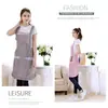 Fabricante de Delantales al por Mayor Doble Capa Engrosada Impermeable, Anti-Manchas y Resistente a las Manchas Versión Coreana Delantal de Princesa para el Hogar y la Cocina de Alto Valor