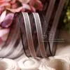 Cinta Coreana diy Moño Accesorios para el Cabello Ropa Sombrero de Copa Caja de Regalo Paquete de Flores Accesorios Correa de Hilo de Nieve Rayada Plateada