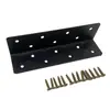 Transfronterizo Temu 160 mm Soporte para Valla de Jardín Código de Esquina Gancho para Cama Placa de Hierro en Ángulo Muebles Fijos Ferretería