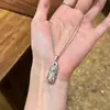 Collar Colgante Vajra Pixiu de Xiaohongshu Wei Xue, Cadena Larga de Suéter de Lujo Ligero para Otoño e Invierno, Colgante Pixiu