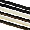 Cuerda de Algodón Gruesa Nueva Encaje Trenzado Borde de Aroma Pequeño Dobladillo Red de Suegra Hilo Dorado y Plateado Tira de Borde para Ropa DIY