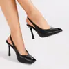 Novos Salto Alto Stiletto Bico Fino, Sandálias com Recortes no Dedo, Salto Alto Fashion Estilo Fada - Primavera/Verão 2025