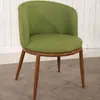Juego de mesa y sillas de comedor de imitación de madera maciza nórdica, mesa redonda creativa de ocio minimalista moderna para apartamentos pequeños, sillas para cafetería