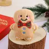 Colgante de muñeco de peluche navideño, llavero lindo de muñeco de nieve y reno, decoración de bolso, accesorios de regalo para puestos navideños