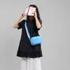 Nova Bolsa Transversal Casual de Verão 2026, Bolsa de Ombro Leve Estilo Coreano Fashion, Bolsa Quadrada Pequena Color Sólida Tendência para Estudantes