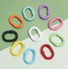 Color Aleación Amor Gatito Llavero Anillo Hebilla de Resorte DIY Accesorios Llavero Joyería Hebilla Colgante Joyería Pequeña