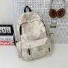 Moda Transfronteiriça 2026 Nova Mochila Tie-Dye de Alta Capacidade para Alunos do Ensino Médio e Universitário, Mochila Versátil e Casual para o Dia a Dia