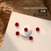 Accesorios Populares para Uñas con Forma de Moño Resina Borgoña Cinta Flujo Mini Pajarita Estéreo Accesorios para Uñas Venta al por Mayor