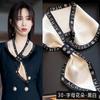 Bufanda Cálida de Piel de Zorro con Estampado de Leopardo para Mujer, Estilo Nuevo 2026, Calentador de Cuello para Primavera y Otoño, Término de Tendencia