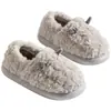 Chinelos de Algodão para Homens 2025 Inverno Novo Estilo Interno Casa Forrado com Lã Quente Antiderrapante Calcanhar Externo Bolsa Plush Sapatos de Algodão para Homens