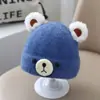 Toucas para Bebês, Toucas de Lã Tricotadas para Outono e Inverno para Recém-Nascidos e Crianças Pequenas, Toucas Fofas e Super Fofas de Puxar para Meninos, Toucas com Proteção para Orelhas para Meninos