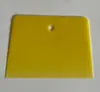 Suministro directo de fábrica raspador de plástico grueso amarillo raspador película para coche Papel papel tapiz raspador de plástico