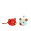Juguete para Gatos Transfronterizo Nunbell Sensor Inteligente Artificial Sonido Ratón de Felpa Auto-Placer y Alivio del Aburrimiento Juguete para Mascotas
