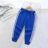 Calça de roupa infantil primavera e outono calça esportiva para meninas calça de uniforme para meninos do ensino fundamental três listras em estoque geração atacado