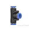 Reductor de Pasador Neumático de Tres Vías Conector Rápido Neumático de Alta Presión para Tubería de Aire Conector de Tres Vías para Tubería de 681012mm Conexión Rápida