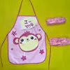 Avental Infantil Pássaro Coruja Avental Desenho Animado Casaco Pintura Infantil Impermeável à Prova de Óleo em estoque Babador Brinquedo