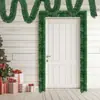 Nuevas Tiras de Piel Sintética Navideña Transfronterizas Decoraciones Navideñas Artificiales Guirnalda de Vid Verde Decoraciones para Bodas y Fiestas