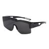 Nueva Tendencia Gafas de Sol Deportivas para Hombre y Mujer Ciclismo Pieza Única Tapa de Almeja Set Espejo Transfronterizo Europeo y Americano Exterior Grande
