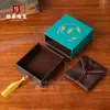 Caja para Pulsera Antigua de Oro Heredada Cajón con Borla Retro Caja de Joyería Caja de Embalaje para Joyería Brazalete Adorno de Jadeíta Jadeíta