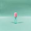 Botella de Mousse Verde Transparente de 60 ml, Botella de Burbujas, Botella Espumosa a Presión, Botella para Limpiador Facial, Botella de Espuma Recargable de Viaje de 30 ml