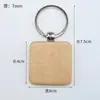 Llavero de Madera de Haya Llavero de Madera Colgante de Madera Artesanía Etiqueta Pequeña de Madera Decoración Añadir Logo Personalización