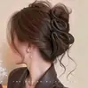 Pinza de Garra Mate Color Café para Mujer, Nuevo Modelo 2026, Pinza Grande para el Cabello Grueso, Accesorio para el Cabello Tipo Pinza de Tiburón