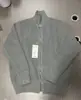 Nuevo Suéter Cardigan de Algodón Cálido con Doble Cremallera para Otoño e Invierno, Tejido de Alto Peso, Suéter Grueso de Corte Holgado