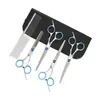 Tijeras para mascotas, tijeras para cortar pelo de perro, tijeras de diente curvo para mascotas, tijeras curvas de espina de pescado, tijeras profesionales para recortar pelo de perro, tijeras de peluquería