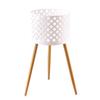 Suporte de Flores Nórdico Criativo Tipo Rattan Cesta de Flores de Palha de Bambu Suporte de Flores de Chão para Interior Sala de Estar Suporte para Vaso de Flores Verdes