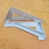 Soporte de Ángulo Galvanizado Soporte Triangular para Tubería Soporte Fijo Soporte en Spray Estante de Ángulo de Acero