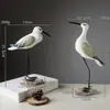 Estilo Oceánico Mediterráneo Gaviota y Ave Marina Habitación Infantil Sala de Muestras Mueble de TV Decoración de Partición para el Hogar Adornos Regalo