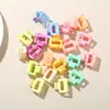 Pinza para el pelo cuadrada minimalista transfronteriza de 2,5 cm con diseño hueco para la parte trasera de la cabeza, elegante accesorio para el pelo de princesa