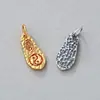 Joias de prata pura 999 Colar com pingente de prata tailandesa Pingente Bagua Jin Guang Zhuan de cinábrio Acessório de pingente Etiqueta para pulseira DIY