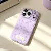 Diseño Floral Amarillo y Morado Adecuado para Funda de Teléfono Vivo, Xiaomi, Oppo, Huawei Mate 17Pro, Apple 17/16 Niche