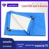 [Lona Jincang] 140g azul e branco PE plástico à prova de sol à prova de chuva à prova d'água à prova de sol capa de pátio de carga lona