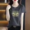 Liquidación Descuento de Marca Estilo Chino Nuevo Estilo Nacional Nuevo para Mujer Tallas Grandes Ropa Interior Cubre Vientre Holgada Camiseta Reductora de Edad