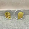 Concha de Agua Oro Puro 999 Tesoro de Riqueza Gato de la Fortuna Pegatina Dorada para Teléfono Móvil Tienda de Oro Promoción de Transmisión en Vivo Regalo para Atraer Clientes