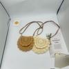 Verano Mujer 2025 Nuevo Bolso Pequeño Lindo Bolso de Paja de Algodón Crochet Bolso de Hombro Bolso Cruzado Bolso para Teléfono Móvil Bolso Tejido