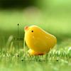 Pollo una gallina con cachorros pequeños adornos creativos mini animales pequeños micro mundo escritorio pequeñas mascotas